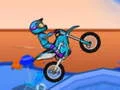 Hra Rider na kole při západu slunce - Motokros