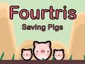 Hra Fourtris: Záchrana prasat