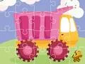 Hra Roztomilé Dětské Puzzle s Kamiony Hra Roztomilé Dětské Puzzle s Kamiony
