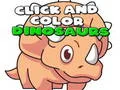 Hra Klikněte a Vybarvěte Dinosaurus Hra Klikněte a Vybarvěte Dinosaurus