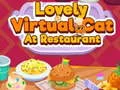 Hra Pohledný virtuální kočka v restauraci