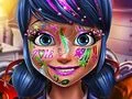 Hra Tečkovaná holka novoroční make-up