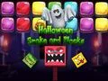Hra Halloween Hadi a Bloky