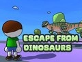 Hra Únik před dinosaury