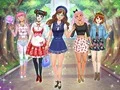 Hra Oblékání Anime na Střední Škole