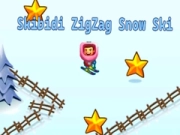 Hra Skibidi ZigZag Sněhové Lyžování
