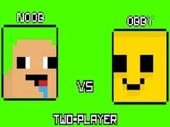 Hra Noob proti Obby Dva Hráči