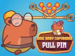 Hra Zachraňte mláďata kapybar Pull Pin Hra Zachraňte mláďata kapybar Pull Pin