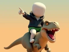 Hra Stickman. Dinozauří Aréna