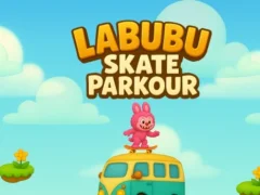 Hra Labubu: Skateboardový parkour