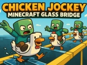 Hra Kuřecí žokej: skleněný most Minecraft Hra Kuřecí žokej: skleněný most Minecraft
