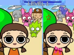 Hra Sprunks and the Squid Game: Najděte rozdíly Hra Sprunks and the Squid Game: Najděte rozdíly