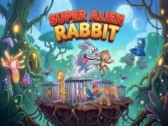 Hra Super Alien Rabbit