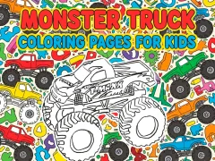 Hra Omalovánky pro děti: Monster Trucks