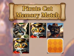 Hra Pirate Cat: Paměť Hra Pirate Cat: Paměť