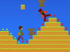Hra Minecraft: Nub proti pro. Déšť je z bití Hra Minecraft: Nub proti pro. Déšť je z bití
