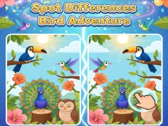 Hra Spot the Differences Adventure with Birds