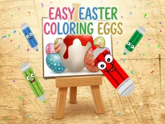 Hra Easy Easter Coloring Eggs