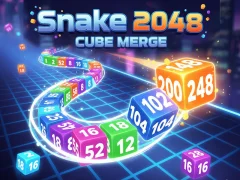 Hra Snake 2048: Fusion of Cubes