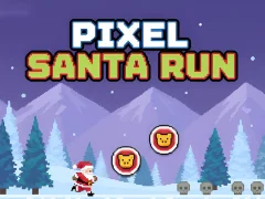Hra Pixel Santa běží