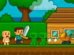 Hra Kid Nub, pomozte! Steve Hra Kid Nub, pomozte! Steve
