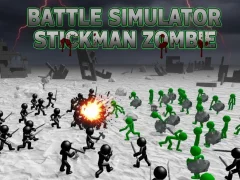 Hra Zombie stickman bitevní simulátor
