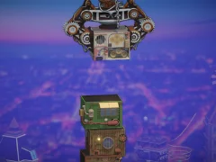 Hra Stavitel věží ve stylu Steampunk