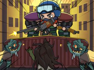 Hra Nekonečná ochrana proti zombie