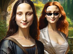 Hra Mona Lisa: Módní experimenty