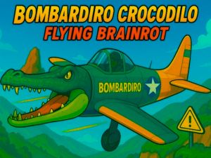 Hra Létající bombardor krokodýl