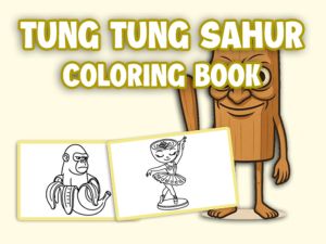 Hra Tung Tung Sahur: Omalovánky