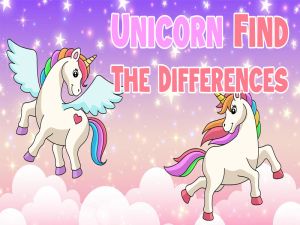 Hra Unicorn: Najděte rozdíly