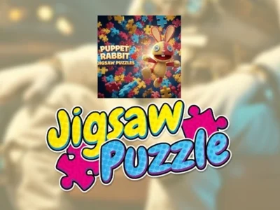Hra Puzzle: Loutka králíka