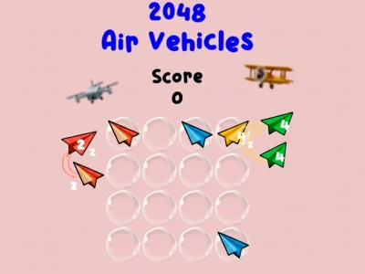 Hra 2048 Letecká vozidla