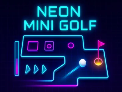 Hra Neonový minigolf