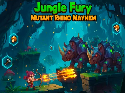Hra Jungle Fury: Mutant Rhino Chaos