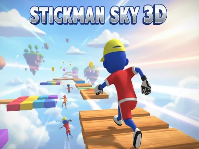 Hra Nebeský Stickman 3D