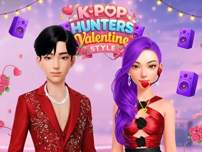 Hra K-Pop Lovci Valentýna