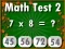 Hra Test z Matematiky 2