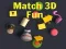 Hra Zábava Match 3D