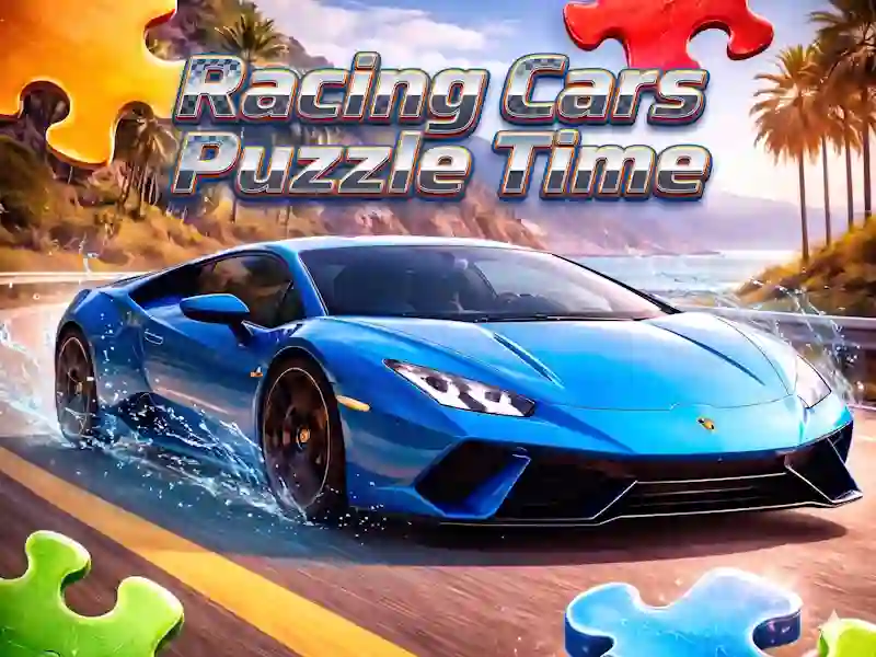 Hra Racing Cars Puzzle Time