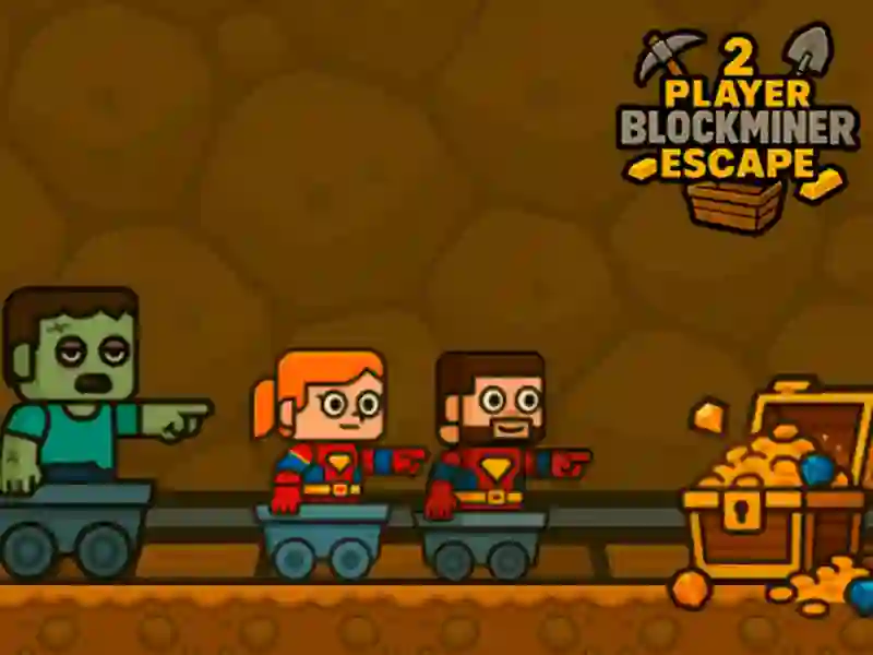 Hra Escape of Block Miners 2 hráči