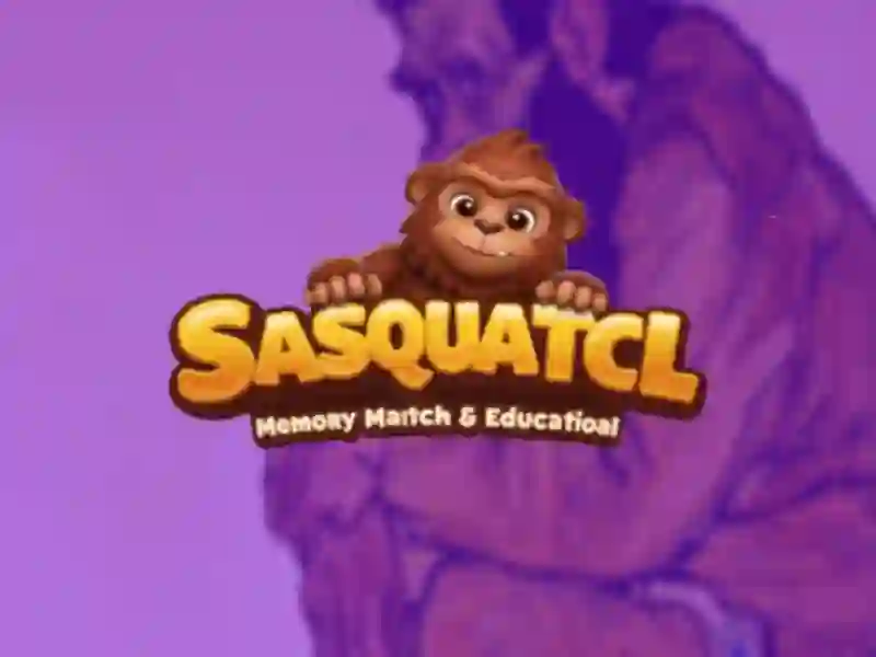 Hra Memory Matching a vzdělávání: Sasquatch