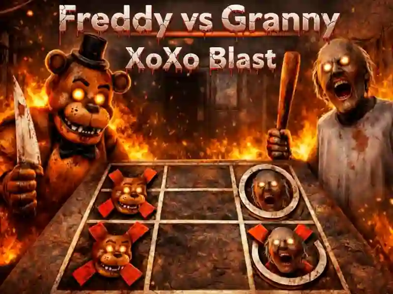 Hra Freddy vs Babička: Výbušný Tic Tac Toe