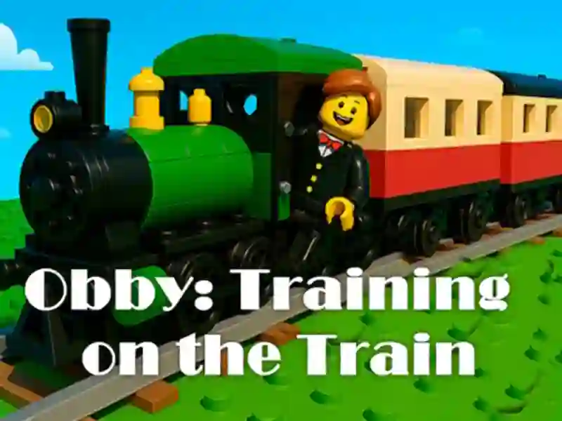 Hra Obby: Trénink ve vlaku