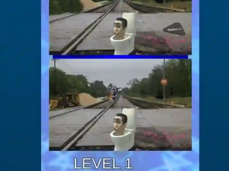 Hra Skibidi toaleta: pět rozdílů 2