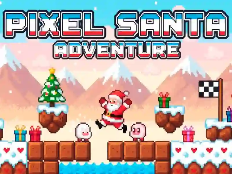Hra Santa's Pixel Adventure