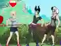 Hra Princezna vs. Zloduchové Přetahování lanem
