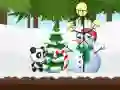 Hra Vánoční Panda Běh
