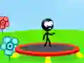 Hra Trampolín Stickman